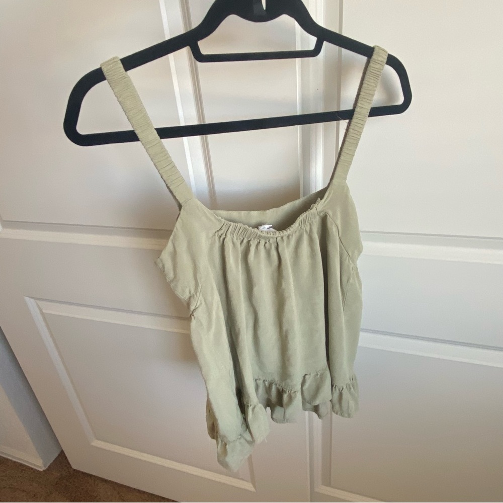 Women’s Green Tank Top - Picture 2 of 3